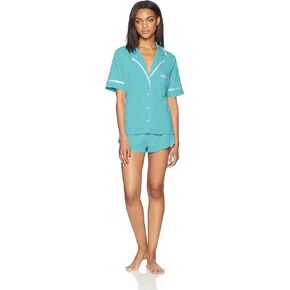 Cosabella Women's Bella Short Sleeve Top & Boxer Set