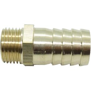 1 Piece M12 x 1.5 Metric Male To Barb 3/8" or 10mm Hose ID Brass Barbed Fitting Air Fuel Gas Boat