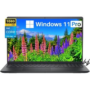 Dell Inspiron 15 3000 3520 Business Laptop, Windows 11 Pro, 16GB RAM, 1TB SSD, Intel Core i5-1235U Processor, 15.6" FHD Display, Intel UHD Graphics, Wi-Fi 6, HDMI, Bluetooth, with Laptop Stand