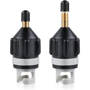 2pcs Paddle Board Pump Adapter, Inflatable Converter Adapter Paddle Board Valve Air Nozzle Adapter Air Valve Adapter Accessories for Inflatable Rowing Boat Paddle Board