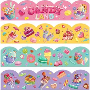 65 Feet Candy Land Style Classroom Bulletin Board Border Bulletin Board Border Teacher Summer Classroom Decoration Home School