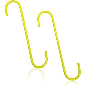 2 Piece Set Brake Caliper Hanger Hook, Excellent Hook, Hanger for Automotive Tool Use, Powder Coated Brake Caliper Hanger Hook, Brake Caliper Hanger Set, Yellow
