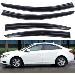 Smoke Window Visor Wind Deflector Vent Rain Guard Replacement for 2008-2015 Cruze J300