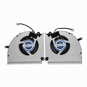 Replacement New Laptop CPU and GPU Cooling Fan for MSI GE78HX GP78HX MS-17S1 MS-17S2 PABD1A010SHR N507 PABD1A010SHL N508 DC12V 0.6A Fan
