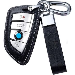 for BMW Key Fob Cover Case with Keychain