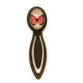 Monarch Butterfly Bookmark - Unique Gift for Reader - Brass Book Mark