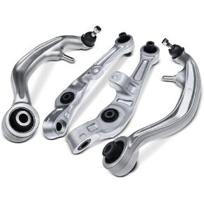 A-Premium Set of 4, Front Lower Forward & Rearward Control Arm Kit, with Ball Joint & Bushing, Compatible with Nissan 350Z & Infiniti G35, 2003-2004, V6 3.5L
