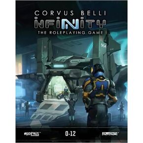 Modiphius Entertainment: Infinity: 0-12 Files Supplement - Hardcover RPG Book, Sci-Fi Adventure, Tabletop Roleplaying, 123 Pages, Agencies & Embassies
