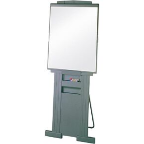 Quartet Easel, Adjusts 39 to 72 inches High, Collapsible, Portable, Whiteboard, Flipchart Holder, DuraMax Presentation, Gray (200E)
