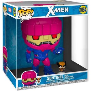 Funko Pop! Jumbo: X-Men Sentinel with Wolverine Previews Exclusive Vinyl Figure