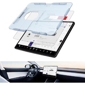 Gravity Silkfeel Tempered Glass Screen Protector for Tesla Model 3/Y - EZ Installation, Anti-Glare, Smooth Touch Experience