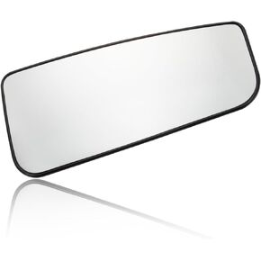 Passenger Side Heated Lower Mirror Glass Replacement for 2015-2022 F150 F250 F350 F450 F550 Super Duty FL3Z17K707K FL3Z17K707J