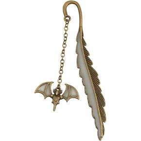 Gzrlyf Bat Bookmark Luminous Bookmarks Bat Gifts for Book Lover Bookworm Gifts Bat Lover Gifts (Luminous Bookmark 2)