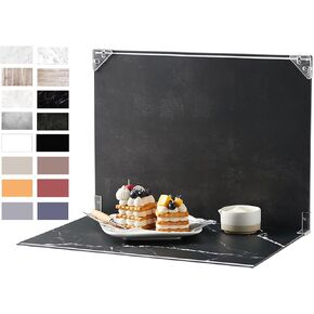 8Pcs 16Patterns Table Top Small Food Background Kit Makeup Product Shooting Backdrop Photo Backdrop Board Product Photography for Small Product Photography(Small Size 16.5x11.7in)