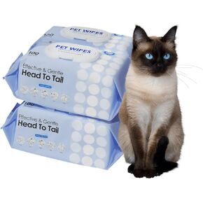 Mooncat Unscented Cat&Dog Wipes | Plant-Based Cat&Dog Grooming Supplies From Eye to Paw | Thick&Moist Cat&Dog Ear&Butt Cleaner | Allergy Relief | Deodorizing Dog Shampoo for Grooming Bath | 400 Counts