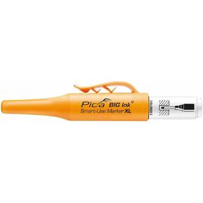 Pica BIG Ink Smart-Use Marker XL White (Strong Markings, Suitable for Smooth and Dry Surfaces, Includes Case Protector) 170/52