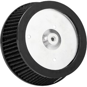 Air Cleaner Element Air Filter Intake For Harley Dyna 1999-2017 Softail 2000-2015 Touring 1999-2007, Black