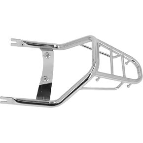 Motorcycle Rear Luggage Rack, Carbon Steel Chrome Plated Rear Tail Luggage Storage Rack Carrier, Rear Rack Luggage Carry Support Shelf Tail Seat Cargo Extender Holder Bracket for Monkey 125 2018‑2022