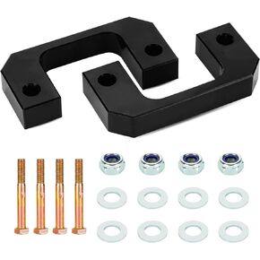 1.5" Front Leveling Lift Kit Fit for 2007-2013 Chevy Avalanche, 2007-2023 Chevy Tahoe Silverado 1500, GMC Sierra 1500 Yukon, Raised by 1.5in Front Suspension Spring Strut Spacer Lift Spacers, Set of 2