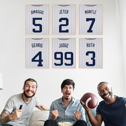 TMO2 New York Knicks Poster - Knicks Wall Art, New York Knicks Wall Decor, New York Knicks Posters for Walls, New York Knicks Wall Art, Knicks Wall Decor, Basketball Poster Unframed Set of 6 (8x10") in Saudi Arabia
