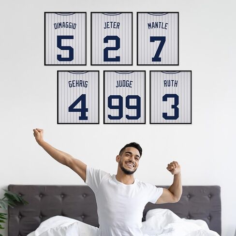 TMO2 New York Knicks Poster - Knicks Wall Art, New York Knicks Wall Decor, New York Knicks Posters for Walls, New York Knicks Wall Art, Knicks Wall Decor, Basketball Poster Unframed Set of 6 (8x10") in Saudi Arabia