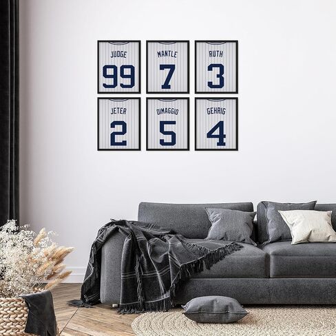 TMO2 New York Knicks Poster - Knicks Wall Art, New York Knicks Wall Decor, New York Knicks Posters for Walls, New York Knicks Wall Art, Knicks Wall Decor, Basketball Poster Unframed Set of 6 (8x10") in Saudi Arabia