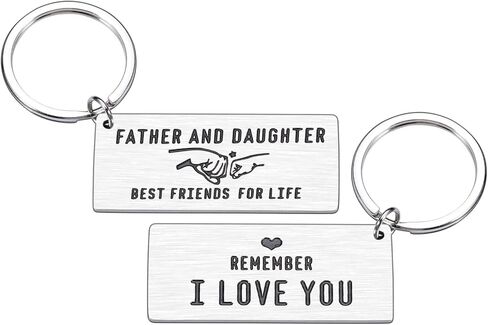 هدية سلسلة مفاتيح FANICE EOS لعيد الأب للأب من الابنة، هدية عيد ميلاد الأب، أفضل هدايا سلسلة المفاتيح للأب، عيد الحب للأب، الأب، الأب، الأب، الابنة، أنا أحبك in Kuwait