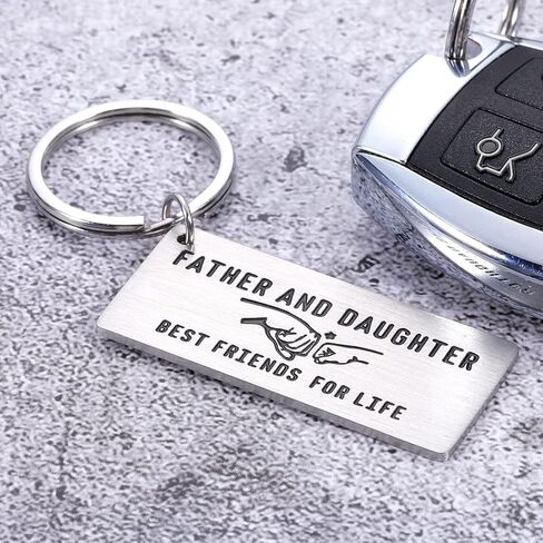 هدية سلسلة مفاتيح FANICE EOS لعيد الأب للأب من الابنة، هدية عيد ميلاد الأب، أفضل هدايا سلسلة المفاتيح للأب، عيد الحب للأب، الأب، الأب، الأب، الابنة، أنا أحبك in Kuwait