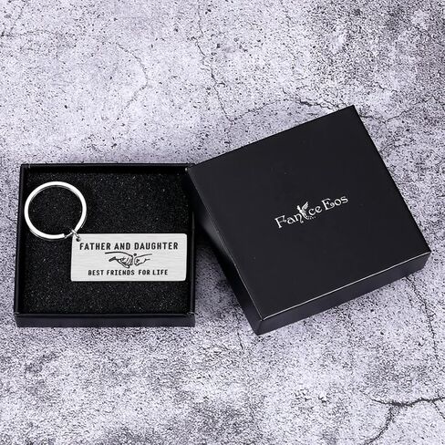 هدية سلسلة مفاتيح FANICE EOS لعيد الأب للأب من الابنة، هدية عيد ميلاد الأب، أفضل هدايا سلسلة المفاتيح للأب، عيد الحب للأب، الأب، الأب، الأب، الابنة، أنا أحبك in Kuwait