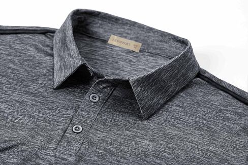 Polo Shirts for Men Dry Fit Short Sleeve Print Moisture Wicking Collared Golf Tennis T-Shirt in Saudi Arabia