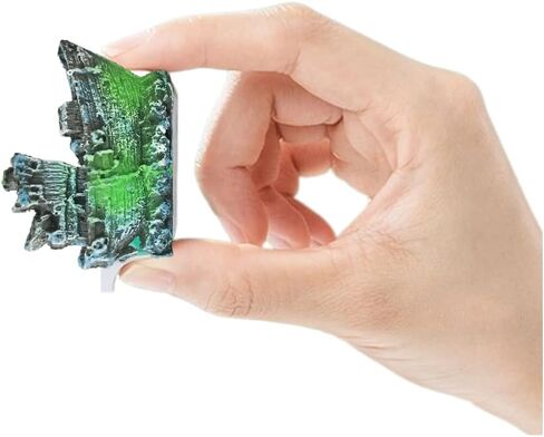 لعبة سفينة صغيرة محطمة من PetzLifeworld لتزيين حوض السمك والوعاء | لعبة ميناتور |مظهر طبيعي واقعي| مادة الراتنج | لا يبهت (عبوة من قطعة واحدة (حجم راحة اليد)) in Kuwait