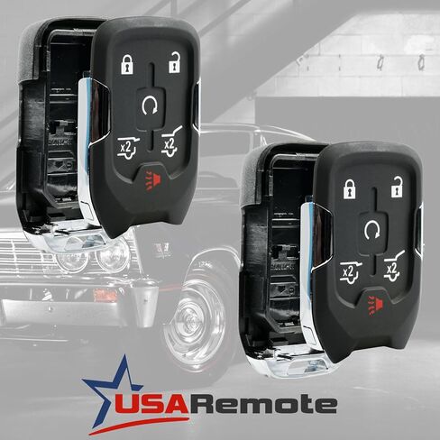 Case Shell Smart Key Fob Keyless Entry Remote fits 2014 2015 2016 2017 Chevy Tahoe Suburban / GMC Yukon (HYQ1AA) in Saudi Arabia