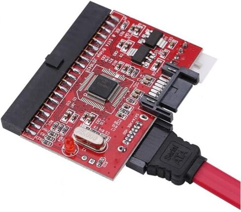 IDE to SATA Converter, SATA to IDE Adapter Converter Chip Cable Connector 2 in 1 for HDD Hard Drive DVD in Saudi Arabia