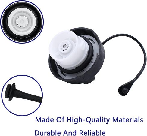 Gas Cap Fuel Tank Cap by GSKMOTOR - Compatible with Chrysler Aspen Pacifica Town&Country Voyager, Dodge Caravan Durango Grand Caravan Nitro, Commander Grand Cherokee,Replace 52030377AB, 5278632AG in Saudi Arabia