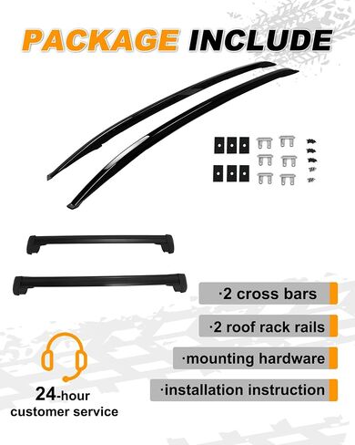 Snailfly 4PCS Roof Rack Cross Bars Fit for Mazda CX-30 CX30 2020 2021 2022 2023 2024 Cargo Bars Side Rails Crossbars Accessories Black in Saudi Arabia