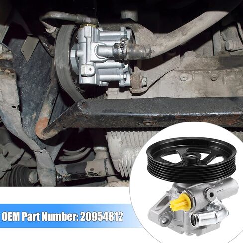 X AUTOHAUX 1 Pcs Power Steering Pump with Pulley 20954812 for Chevy Traverse 2009-2017 for GMC Acadia 2007-2016 in Saudi Arabia