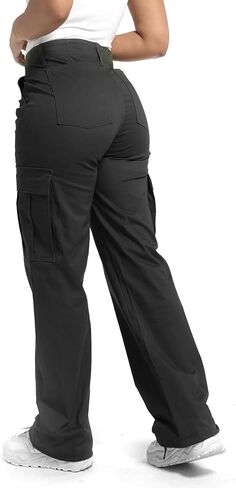 Soulsfeng Women's Baggy Cargo Pants Relaxed Fit Casual Cotton Hiking Pants with 6 Pockets in Saudi Arabia