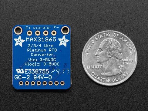 مضخم مستشعر درجة الحرارة PT1000 RTD - MAX31865 Adafruit 3648 in Kuwait