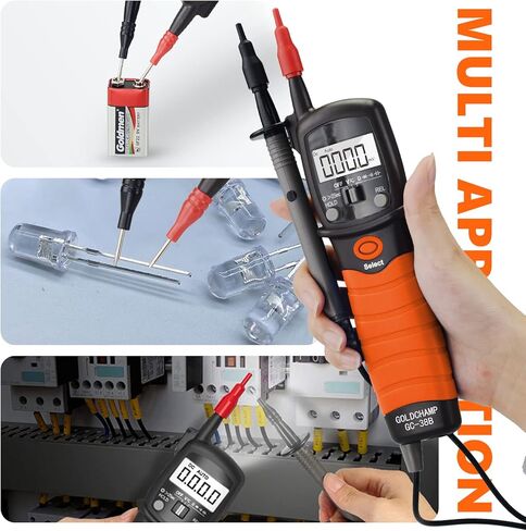 مقياس متعدد رقمي من نوع القلم، جهاز اختبار الجهد العالي AC DC 600V، قياس مقاومة النطاق التلقائي واختبار الاستمرارية مع الاحتفاظ بالبيانات، عرض الإضاءة الخلفية وإنذار الاستمرارية للمنزل والصناعة in Kuwait