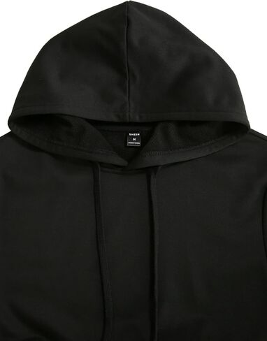 SweatyRocks Men's Short Sleeve Drawstring Hooded Tee Top Zip Front Pullover T Shirt with Pocket in Saudi Arabia