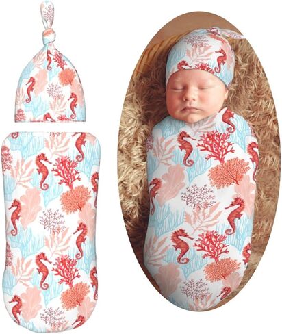 ازتيك نمط الوليد قماط البطانيات قبعة مجموعات لينة الطفل تلقي قماط بطانية كيس للطفل دش الرضع صبي فتاة هدية in Kuwait