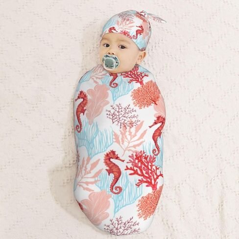 ازتيك نمط الوليد قماط البطانيات قبعة مجموعات لينة الطفل تلقي قماط بطانية كيس للطفل دش الرضع صبي فتاة هدية in Kuwait