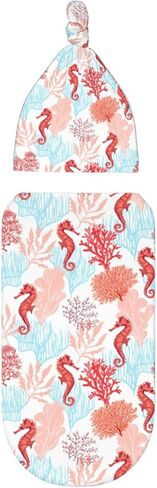 ازتيك نمط الوليد قماط البطانيات قبعة مجموعات لينة الطفل تلقي قماط بطانية كيس للطفل دش الرضع صبي فتاة هدية in Kuwait