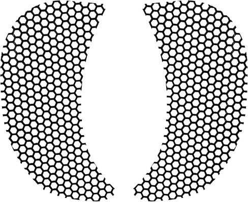 HDBUBALUS Motorcycle Fairing Mesh Grill Side Vent Screen for Road Glide Custom FLTRX Special FLTRXS Glide Ultra FLTRU FLTRUSE 2015-2023 Black in Saudi Arabia