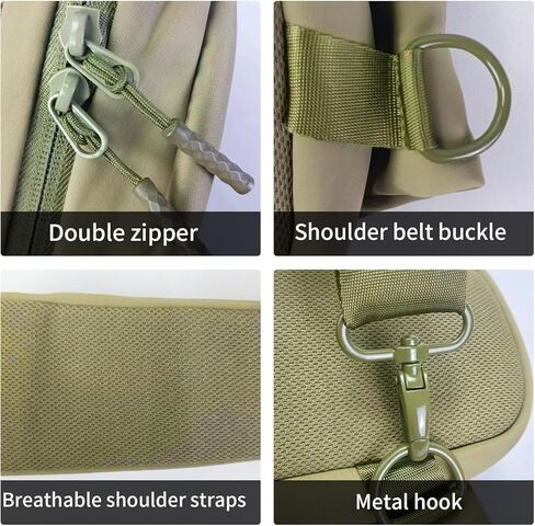حقيبة حبال صغيرة للرجال والنساء، حقيبة صدر مقاس 12.9 بوصة وحقيبة كتف واحدة باللون الأخضر in Kuwait