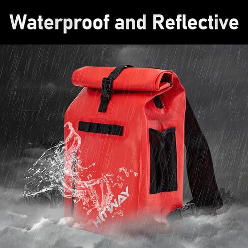3 in 1 Bike Bag Waterproof Bike Pannier Bag 29L Large Capacity Bike Rack Bag Professional Cycling Accessories for Bicycles Rear Rack (Red) in Kuwait
