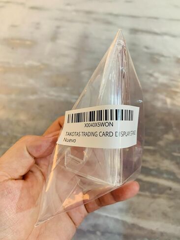 5 Packs Plastic Card Display Stand for Magnectic Card Holder, Super Hard Clear Display for Baseball Cards, Sports Cards, Trading Cards, Coin Display, Durable & Sturdy Design in Saudi Arabia