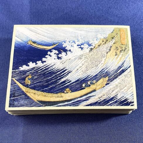 Black Lotus 120 PCS The Great Wave Card Sleeves Printing Japanese Art Card Cover Protectors (Wave 2) in Kuwait