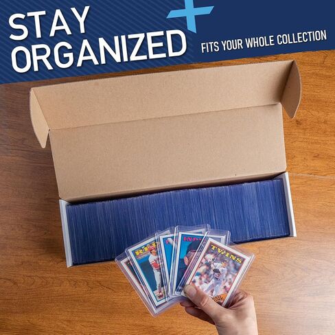 Premium Cardboard Trading Card Storage Box For Sports, TCG, Gaming MTG. in Kuwait