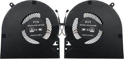 CPU & GPU Cooling Fan Replacement for Razer Blade 15 15.6 RZ09 RZ09-02385E92 RZ09-02386E91 RZ09-0288 RZ09-0301 DFS2001053E0T DFS551205WQ0T in Saudi Arabia